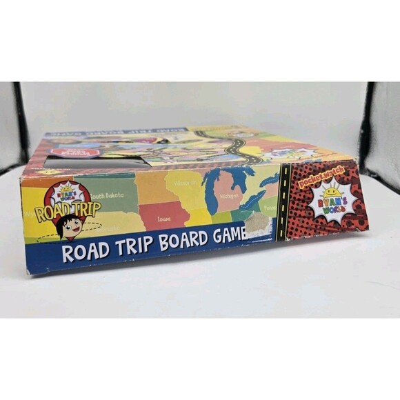 Ryan’s World Road Trip Board Game Race Across The USA To Win! 2 Figures Complete - Picture 9 of 10